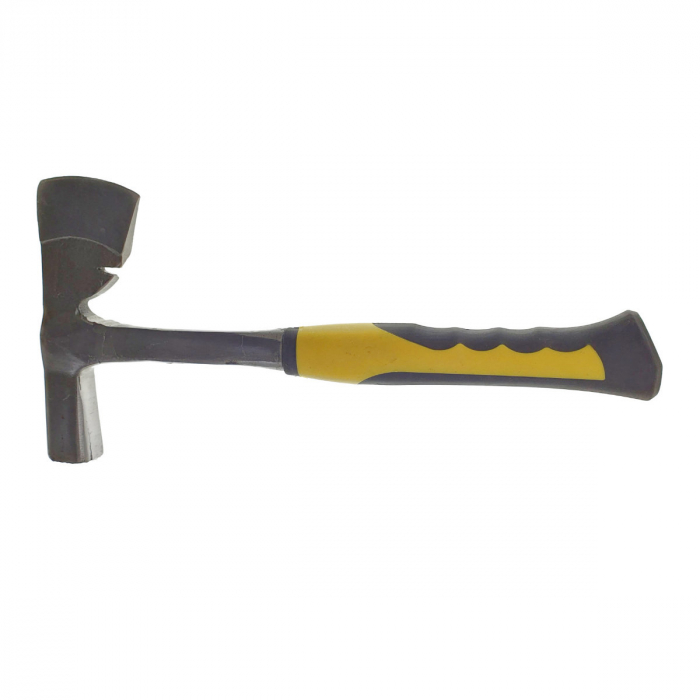 Toporisca din otel cu cap de ciocan, 1 Kg, lungime 340 mm, cu maner antialunecare [5]