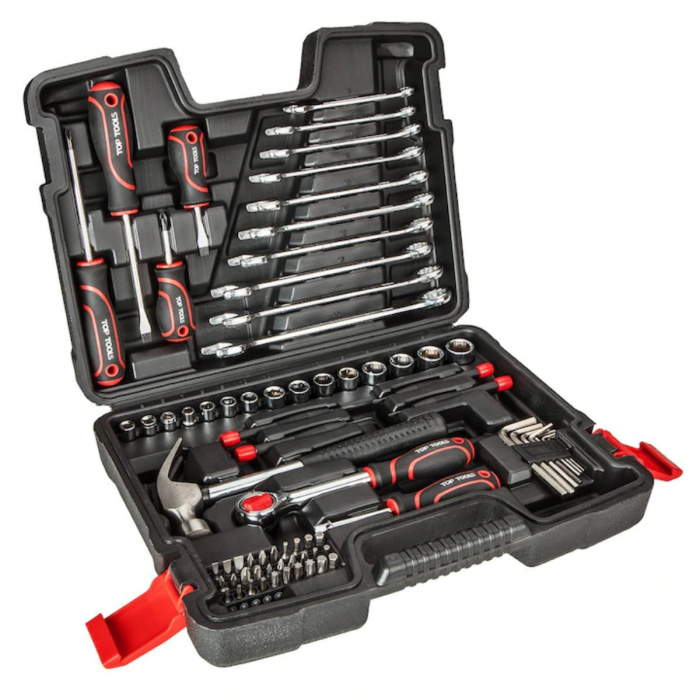Set chei si accesorii, Top Tools, 73 bucati, 1/4'', 3/8'' [2]