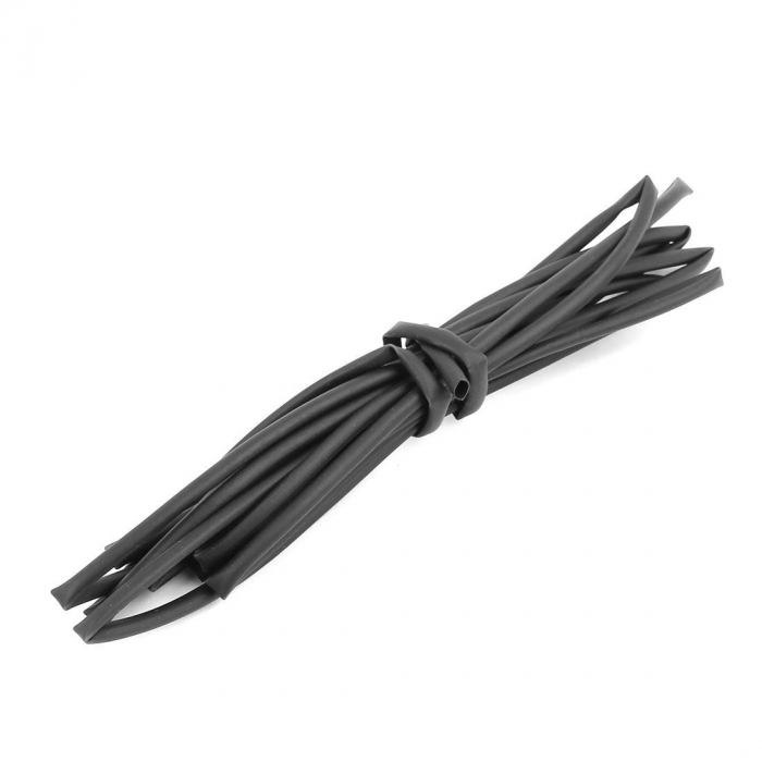 Tub termocontractabil RSFR, izolare si protectie,1mm, lungime 1m, negru [2]