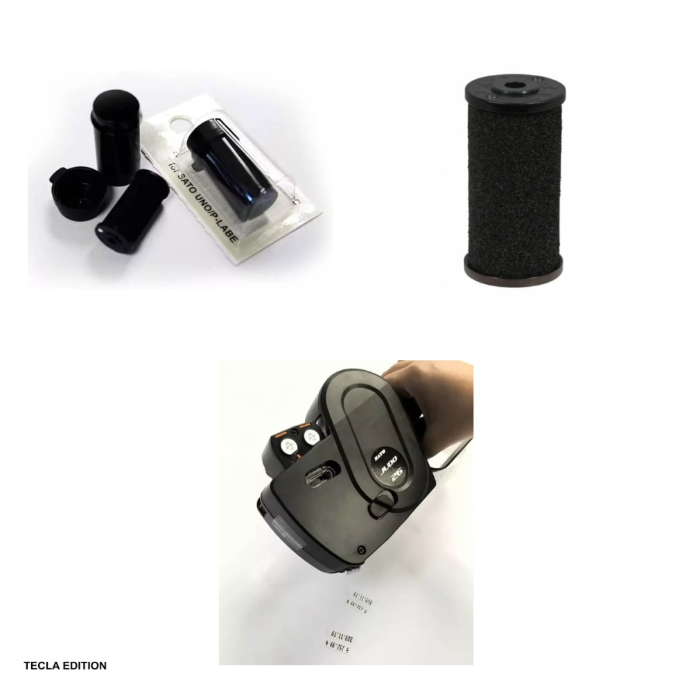 Tusiera de rezerva pentru marcator de pret SATO Kendo si SATO Judo, rola tusata interschimbabila, nereincarcabila, cerneala neagra [4]