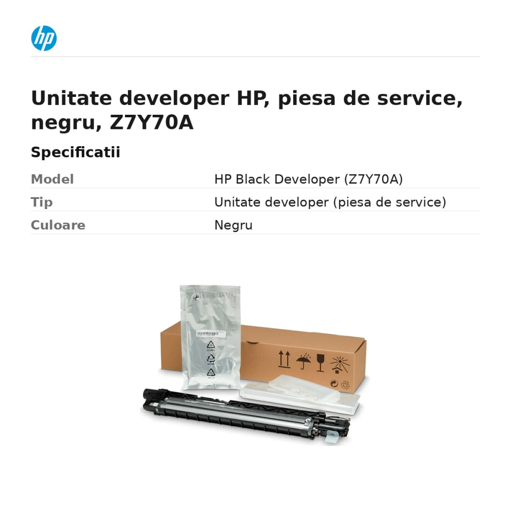 Unitate developer HP, piesa de service, negru, Z7Y70A [3]