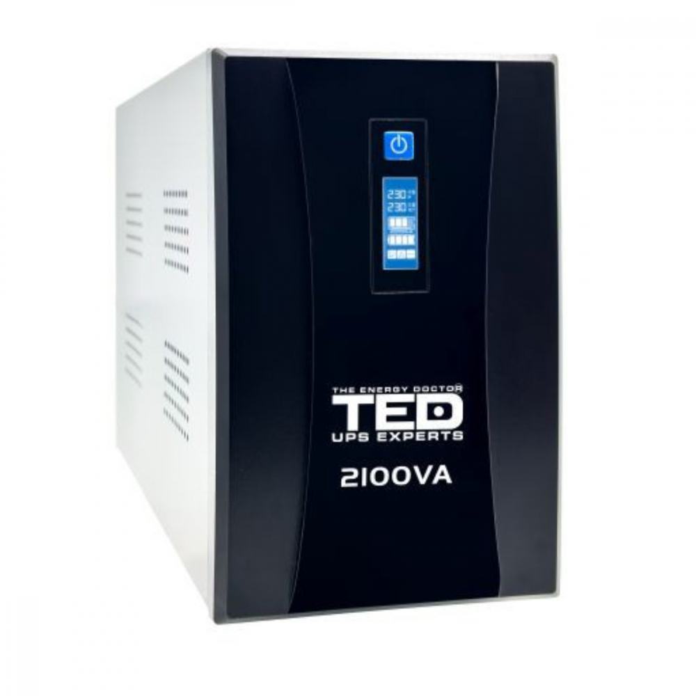 UPS Line Interactive 2100VA 1200W cu AVR, LCD, 2 Iesiri Schuko, Management USB si Protectie Komplet 6 - TED Electric TED004659 [3]