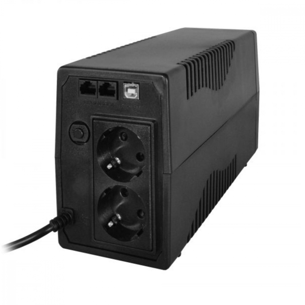UPS Line Interactive 700VA 400W LCD 2 Iesiri Schuko Management USB AVR pentru PC & Sisteme Securitate TED Electric TED003959 [3]