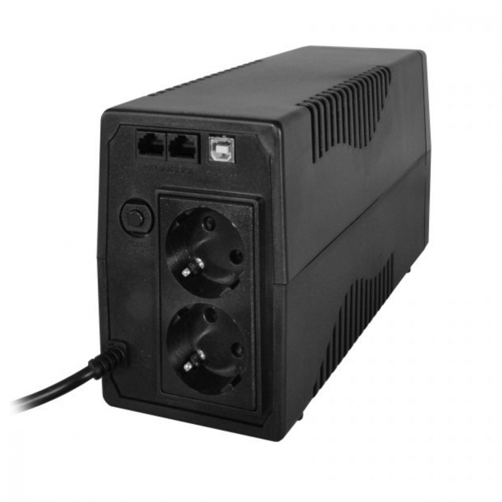 UPS Line Interactive 900VA 500W LCD 2 Iesiri Schuko Management USB AVR pentru PC & Electronice Casnice TED Electric TED003942 [3]