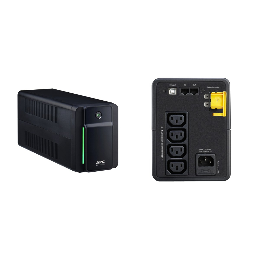 UPS line interactive APC Back-UPS 750VA, 410 W, AVR, 4 prize IEC C13, port USB, tower, negru, BX750MI [4]
