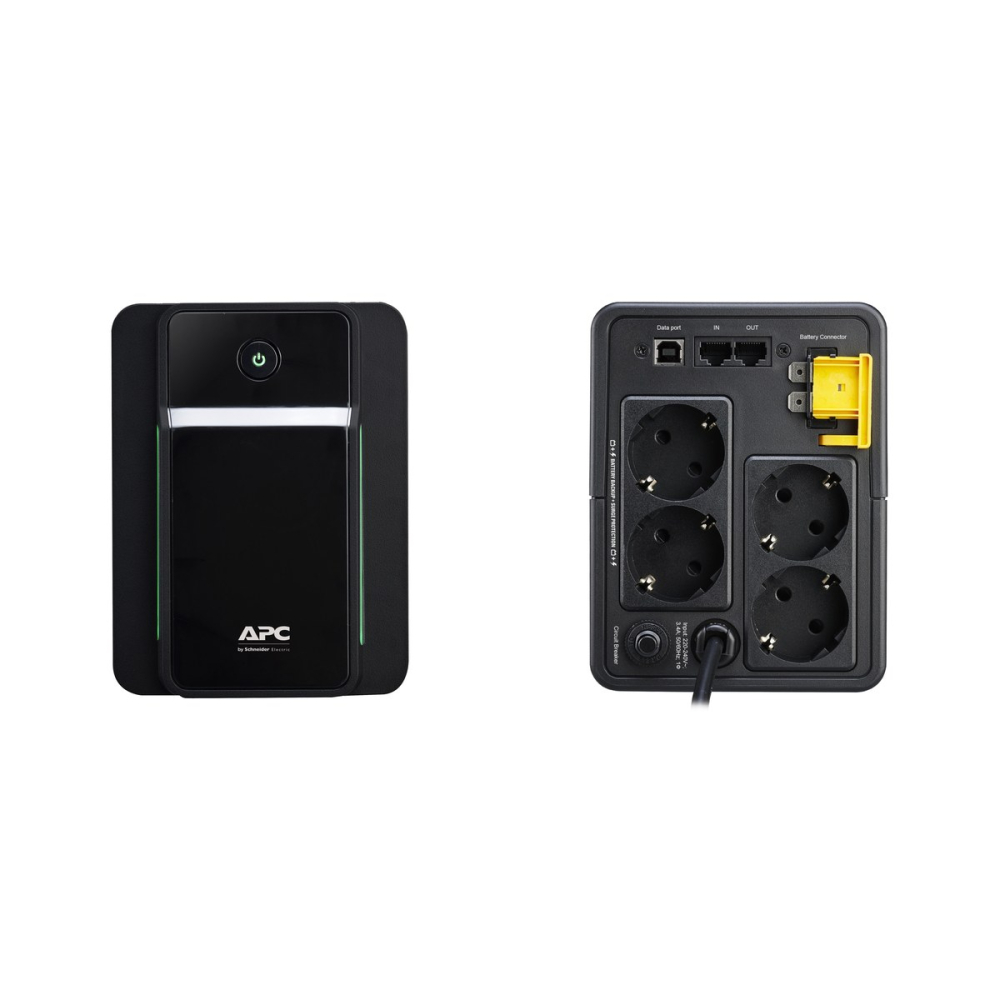 UPS line interactive APC Back-UPS 750VA, 410 W, AVR, 4 prize Schuko, port USB, tower, negru, BX750MI-GR [4]