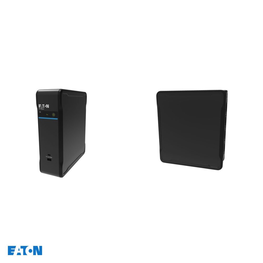 UPS offline Eaton 3P Ellipse 700 USB DIN, 700 VA / 420 W, 4 prize Schuko din care 3 pe baterie, port USB HID, fara ventilator, tower, negru, 3P700UD [5]