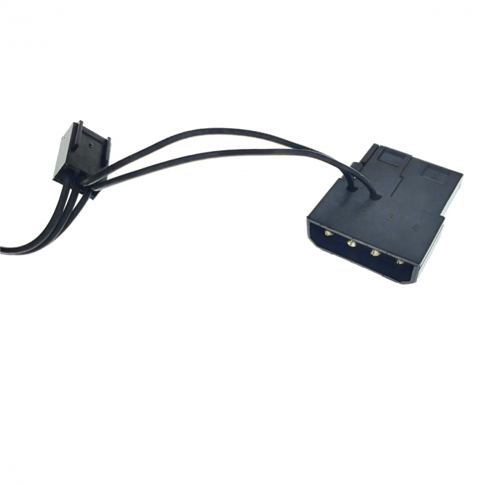 Ventilator PC, Gembird Huracan 100R, 120 x 120 x 25 mm, 15 Led rosii, 3p + 4p, 1100 rpm, 12V [4]