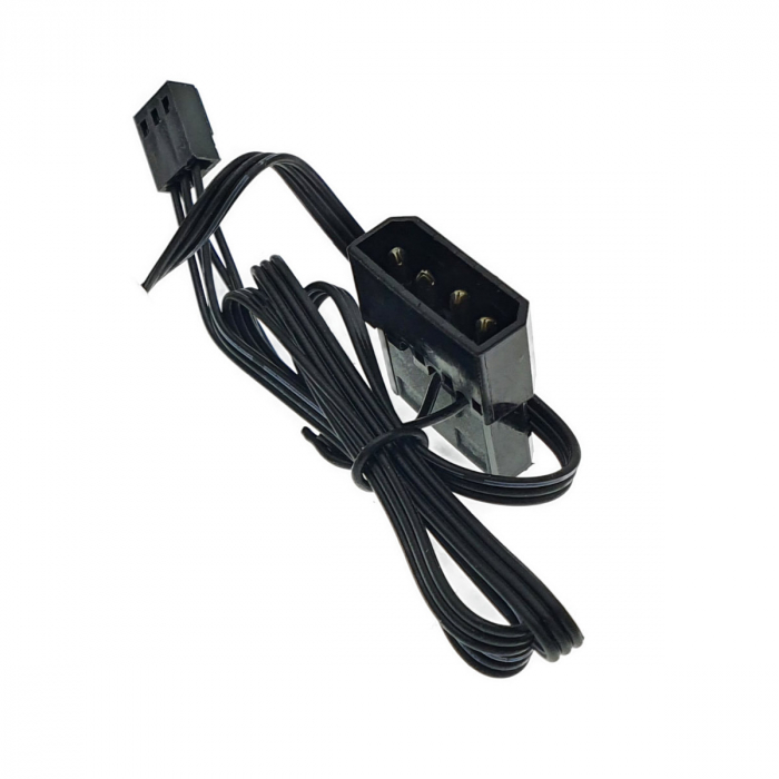 Ventilator PC, Gembird Huracan 200B, 120 x 120 x 25 mm, 16 Led albastre, 3p + 4p, 1100 rpm, 12V [4]