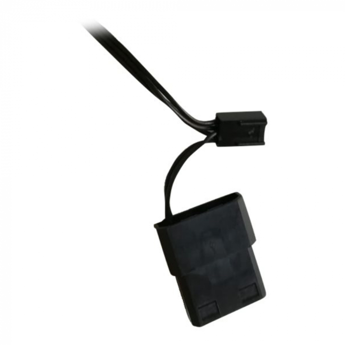 Ventilator PC, Gembird Huracan 200R, 120 x 120 x 25 mm, 16 Led rosii, 3p + 4p, 1100 rpm, 12V [4]