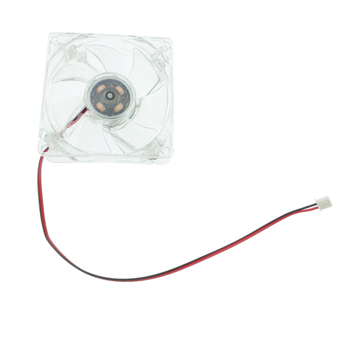 Ventilator PC, LHR Super fan, iluminare LED rosie, 80 x 80 x 25 mm, 3000RPM, 12v, 0.20A [5]