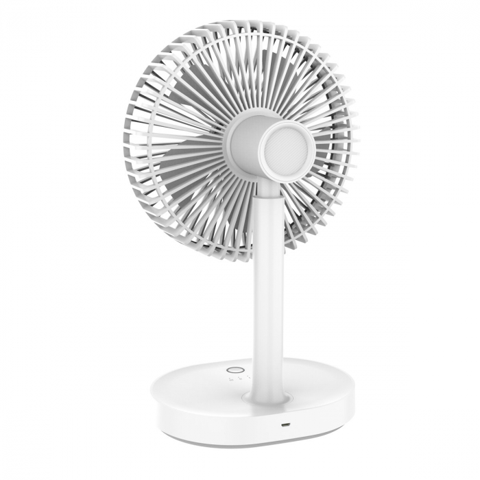 Ventilator de masa, portabil, Li-Ion, 3000 mAh, 3 viteze, diametru 140 mm, led [3]