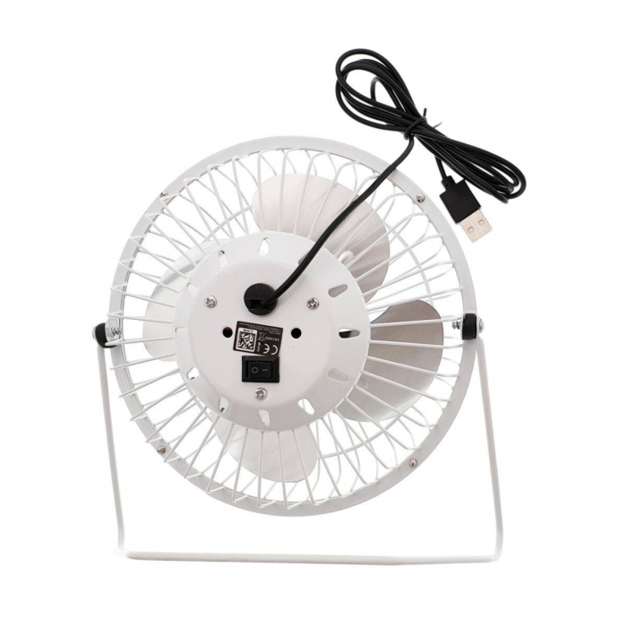 Ventilator de birou Esperanza EA149 cu alimentare prin cablu USB alb [3]