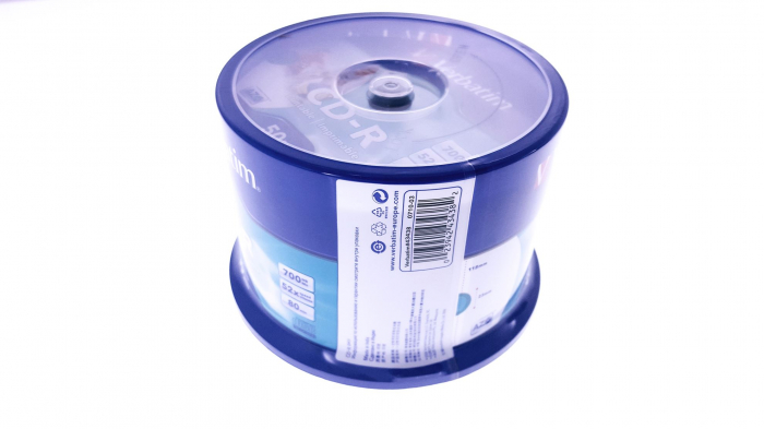 VERBATIM CD-R 700MB 52X AZO PRINTABLE FULL CAKE*50  43438 [3]