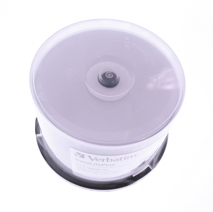 VERBATIM CD-R 700MB  52X AZO WIDE PRINTABLE NO ID CAKE*50 43745 [2]