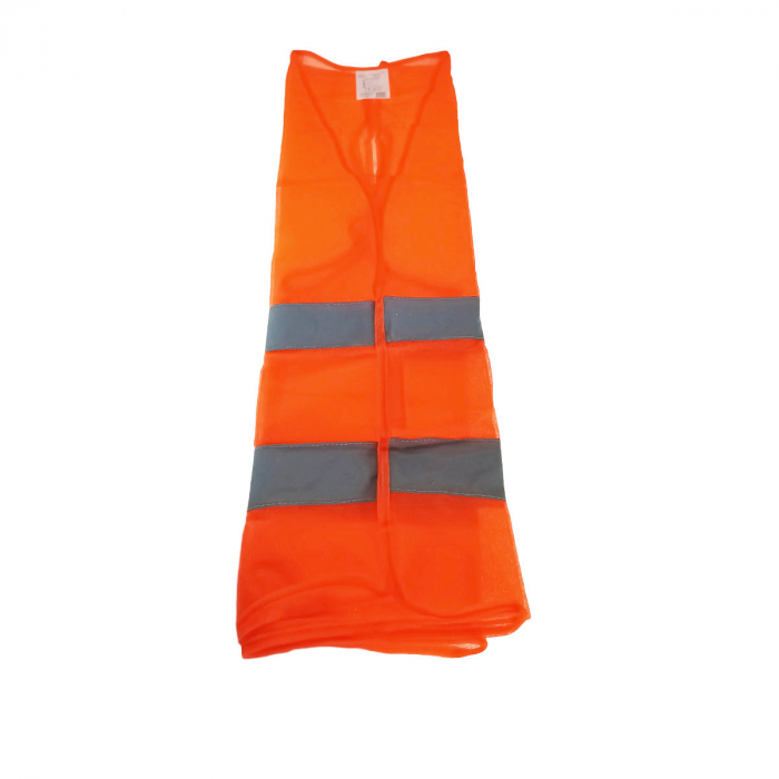 Vesta reflectorizanta, PR-8933-31081, pentru vizibilitate, portocalie fluorescent [4]