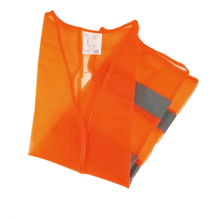 Vesta reflectorizanta, PR-8933-31081, pentru vizibilitate, portocalie fluorescent [3]