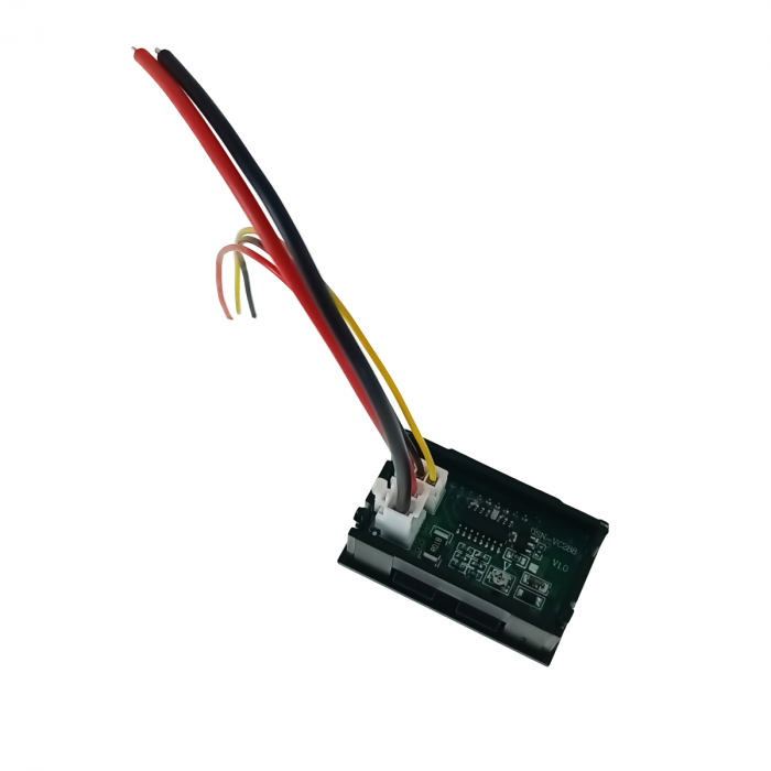 Voltmetru si ampermetru, capacitate masura DC 0 - 100V si 0 - 10A, afisaj digital, cu fire de conectare, negru [4]