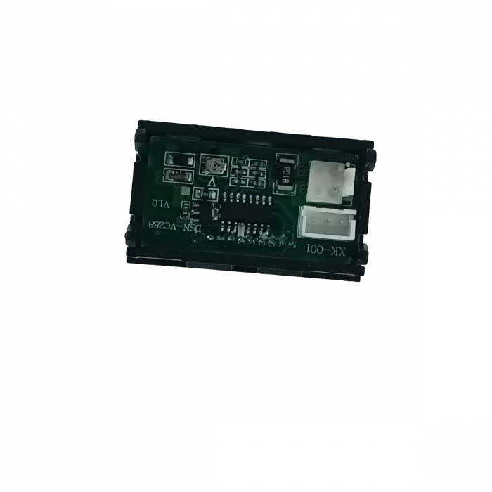 Voltmetru si ampermetru, capacitate masura DC 0 - 100V si 0 - 10A, afisaj digital, cu fire de conectare, negru [2]