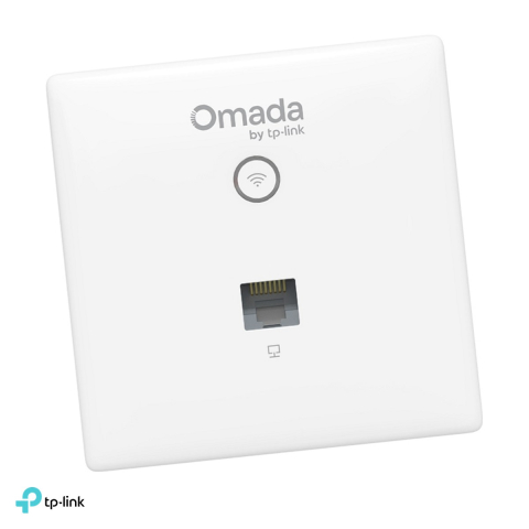 Access point - Access point Wi-Fi 5 de perete TP-Link Omada EAP230-Wall, AC1200, dual-band, MU-MIMO, PoE 802.3af, port downlink Gigabit, EAP230-WALL