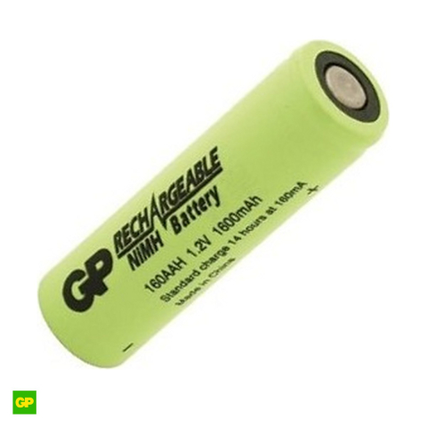 Energy - Acumulator GP 160AAH, Ni-MH, format AA, 1.2 V, 1600 mAh, 14.5 x 49.2 mm, bulk