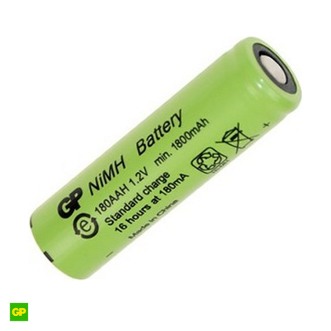 Energy - Acumulator GP 180AAH, Ni-MH, format AA, 1.2 V, 1800 mAh, 14.5 x 49.2 mm, bulk
