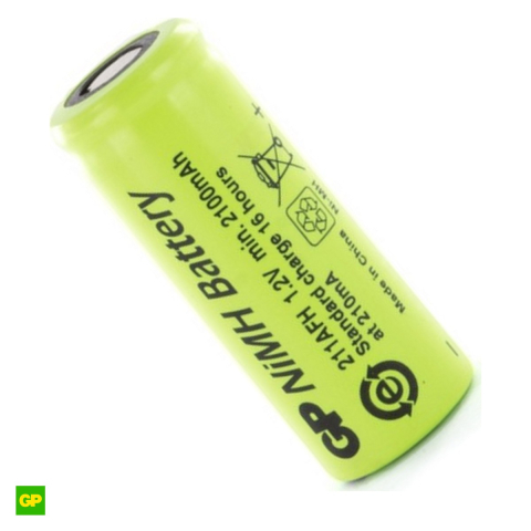 Energy - Acumulator GP 211AFH, Ni-MH, format 4/5A, 1.2 V, 2100 mAh, 17 x 43 mm, bulk