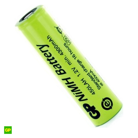 Energy - Acumulator GP 450LAH, Ni-MH, format 18670, 1.2 V, 4300 mAh, 18.3 x 67 mm, bulk