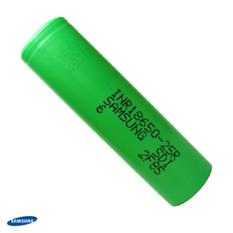 Energy - Acumulator Li-Ion 18650 Samsung INR18650-25R, 3.7 V, 2500 mAh, descarcare max. 20 A, 18 x 65 mm, verde, bulk