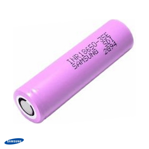 Energy - Acumulator Li-Ion 18650 Samsung INR18650-35E, 3.6 V, 3450 mAh, descarcare max. 8 A, 18.55 x 65.25 mm, bulk