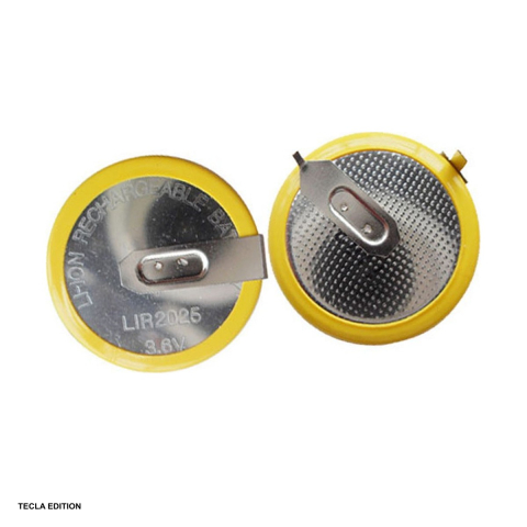 Energy - Acumulator LIR2025, Li-Ion, format LIR2025, 3.6 V, 20 x 2.5 mm, pastila reincarcabila, bulk