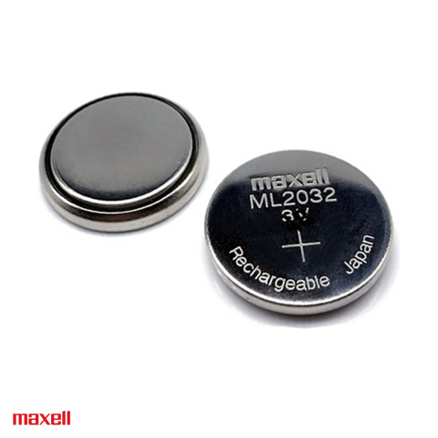 Energy - Acumulator Maxell ML2032, litiu-dioxid de mangan reincarcabil, 3 V, 65 mAh, 20 x 3.2 mm, bulk