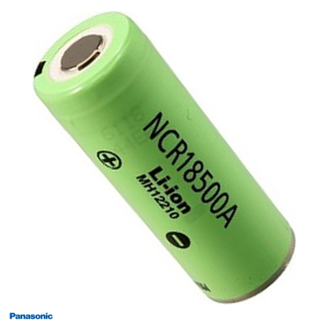 Energy - Acumulator Panasonic NCR18500A, Li-Ion, format 18500, 3.7 V, 2040 mAh, 18 x 50 mm, descarcare 3.8 A, bulk