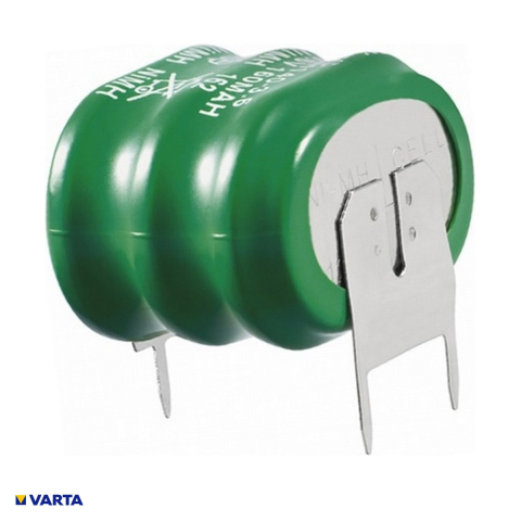 Energy - Acumulator VARTA 3/V150H, Ni-MH, 3.6 V, 150 mAh, cu 3 pini de lipire, 3 pastile ovale V150H, SLF, bulk