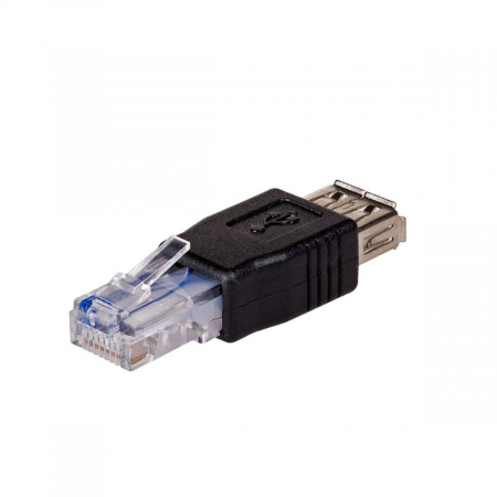 Mufe - Adapter Akyga AK-AD-27 USB 2.0 A(F) - RJ-45 (M) (AK-AD-27)