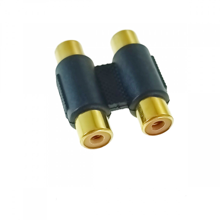 Adaptoare audio - Adaptor audio 2xRCA mama la 2xRCA mama, Xtreme 02597, de prelungire si conectare, placat cu aur