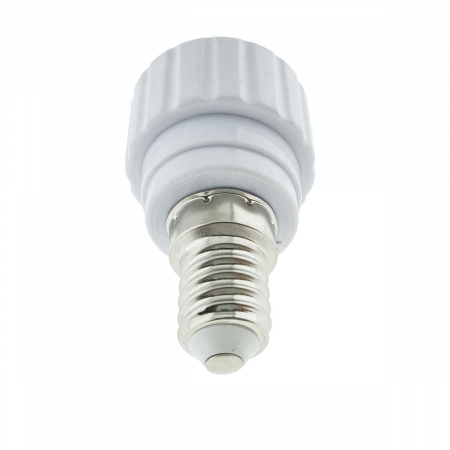 Adaptor bec pentru soclu E14 la GU10, FL-95983, alb [2]
