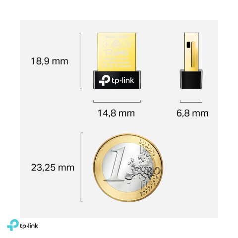 Adaptor Bluetooth 4.0 USB nano TP-Link UB400, BLE, pana la 7 dispozitive, raza 10 m, plug and play pe Windows 8 - 11, UB400 [3]