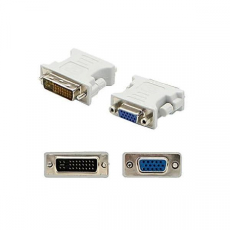 Adaptor DVI 24+5p tata la VGA mama, alb [3]