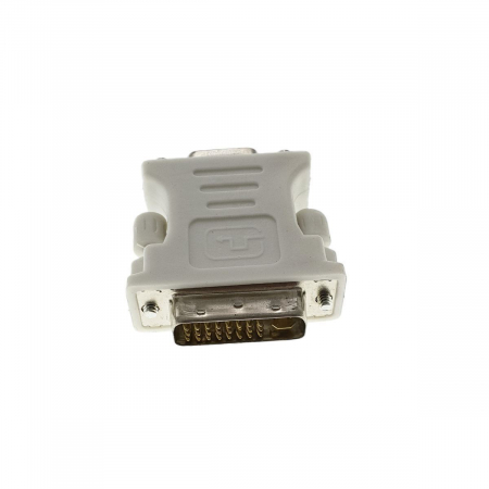 Adaptor DVI 24+5p tata la VGA mama, alb [2]