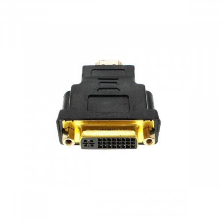 Adaptoare DVI - Adaptor DVI mama la HDMI tata, bidirectional, negru