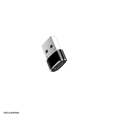 Accesorii IT - Adaptor OTG, conectori USB tata la USB-C mama, pentru date si incarcare, negru