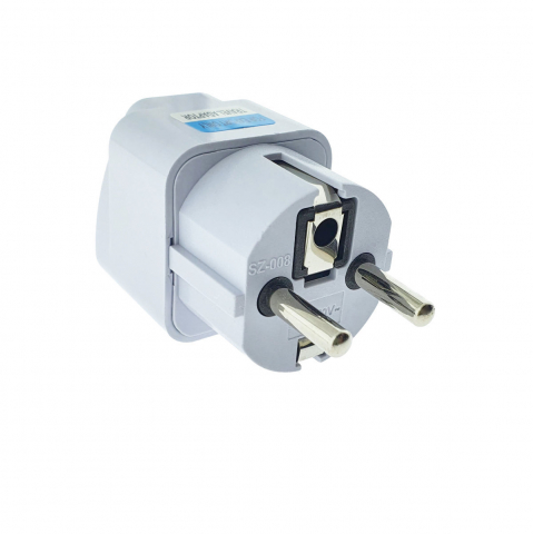 Adaptor Priza UK la EU 10A/250V - Compact Alb - Solutie Rapida Calatorii [4]
