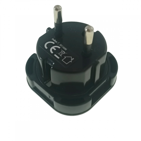 Adaptor priza UK la priza Europa, Forever 39437, 10A, negru [2]
