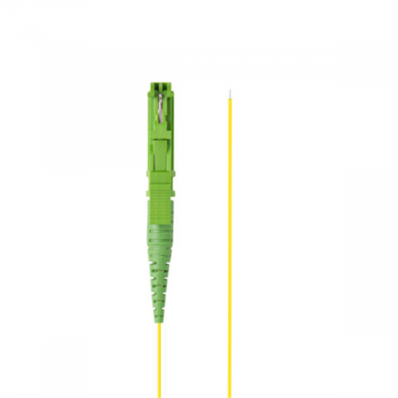 Adaptor retea fibra optica coada/Pigtail cu conector E2000/APC, lungime 2m, Lanberg 43354, Easy Strip SM OS2 G657A1, galben [2]