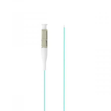 Adaptoare priza retea - Adaptor retea fibra optica coada/Pigtail cu conector LC/UPC, lungime 2m, Lanberg 43358, Easy Strip MM OM3, turcoaz