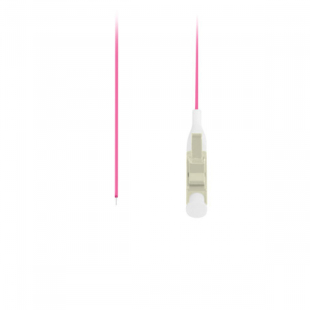 Adaptor retea fibra optica coada/Pigtail cu conector LC/UPC, lungime 2m, Lanberg 43359, Easy Strip MM OM4, violet [1]