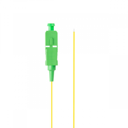 Adaptoare priza retea - Adaptor retea fibra optica coada/Pigtail cu conector SC/APC, lungime 2m, Lanberg 43351, Easy Strip SM G657A1, galben