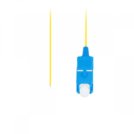 Adaptoare priza retea - Adaptor retea fibra optica coada/Pigtail cu conector SC/UPC, lungime 2m, Lanberg 43352, Easy Strip SM G657A1, galben