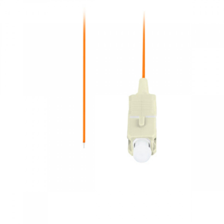 Adaptor retea fibra optica coada/Pigtail cu conector SC/UPC, lungime 2m, Lanberg 43366, Easy Strip MM OM2, portocaliu [2]